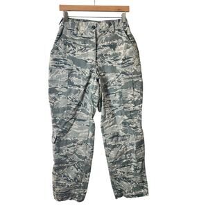 US Air Force ABU Utility Cargo Pants Women's 26" Digital Tiger Stripe Streetwear